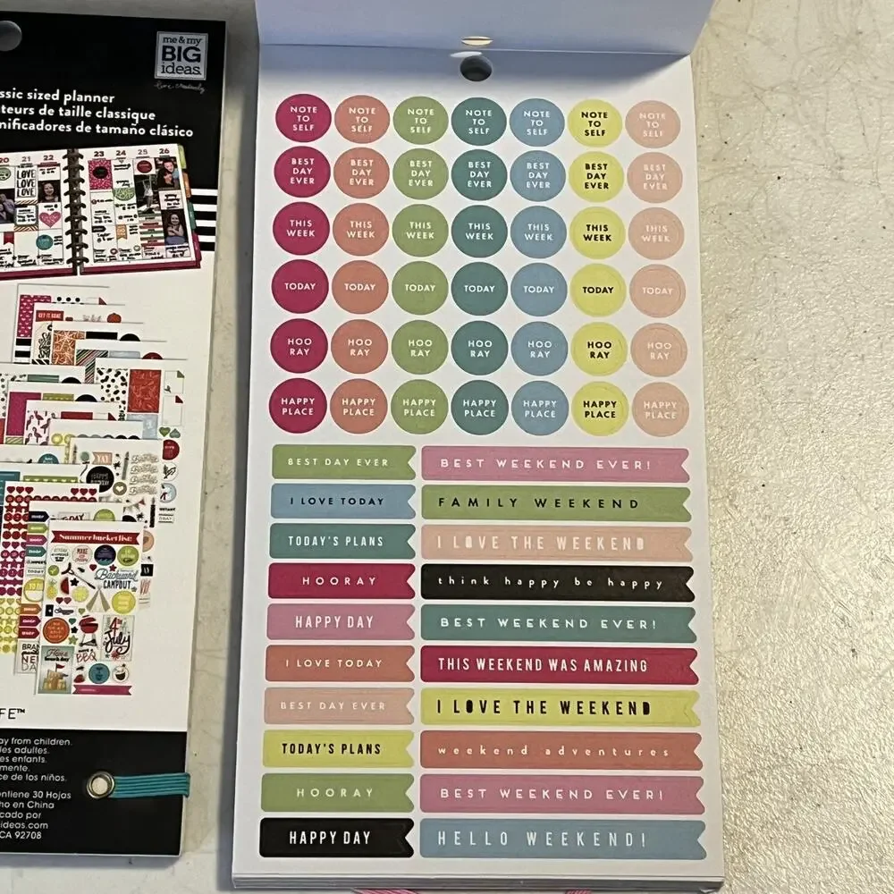 The Happy Planner Sticker Book Set of Two Journaling & Scrapbooking